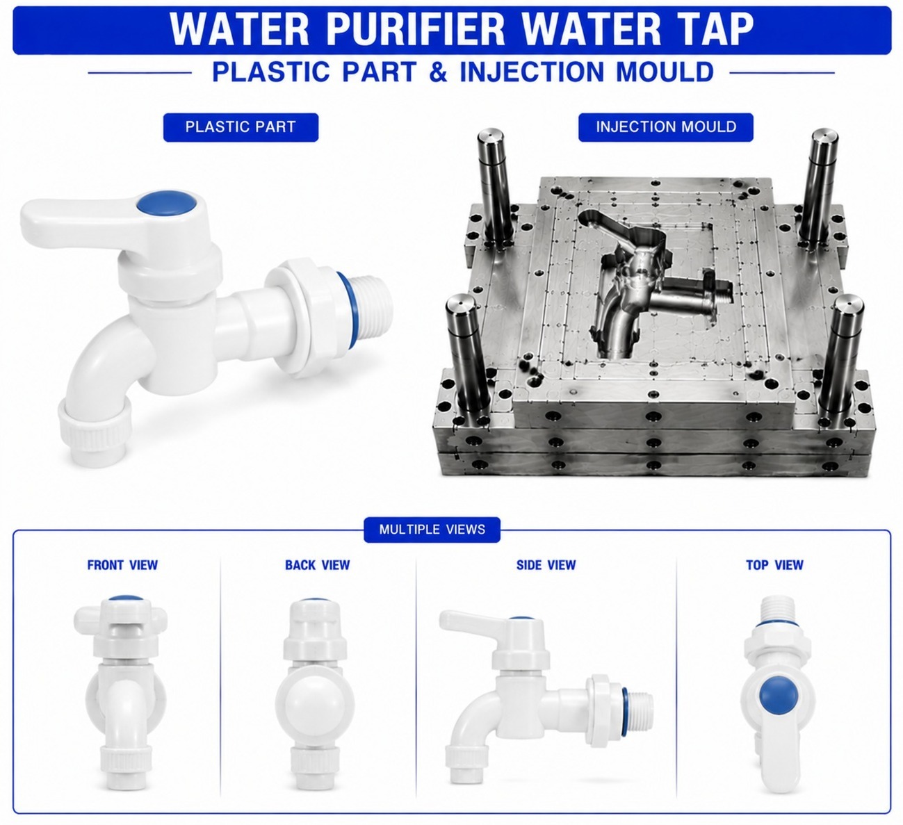 Water Purifier Plastic Water Tap